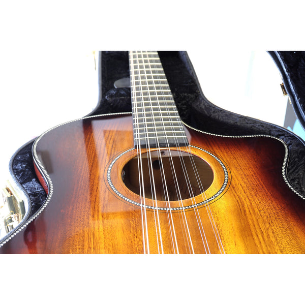 Breedlove USA MADE Oregon Dreadnought Concerto Old Fashioned 12-String CE Myrtlewood-Myrtlewood – Serial 30596