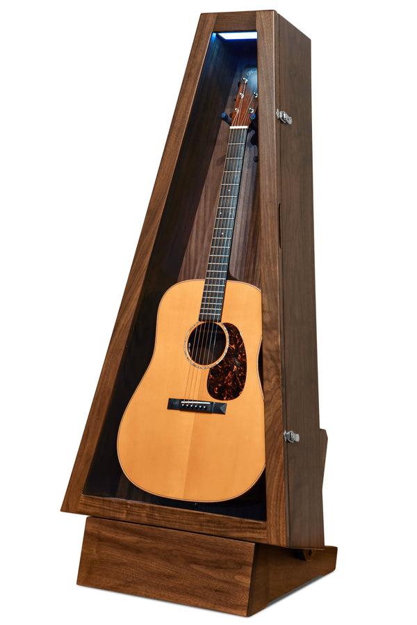 ClimaStand Triangle Humidor with Base - Walnut