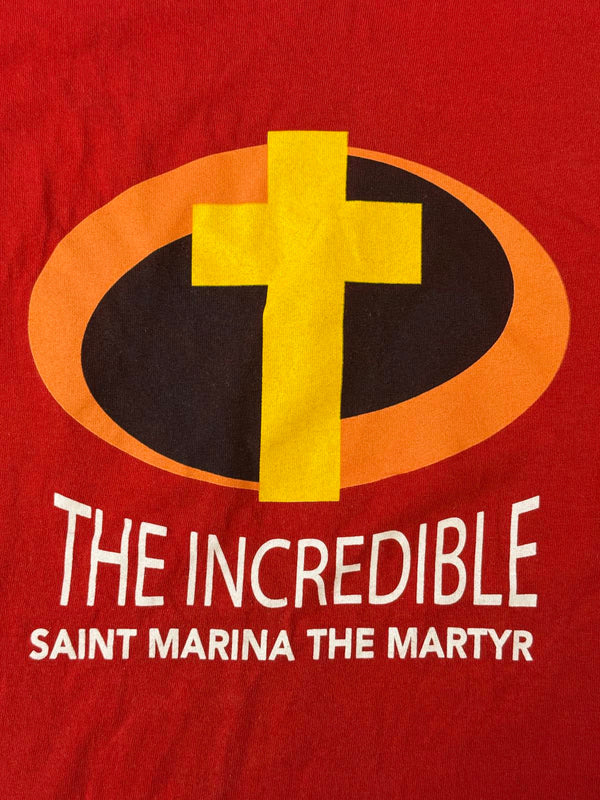The Incredibles Movie T-shirt Saint Marina The Martyr Tee M