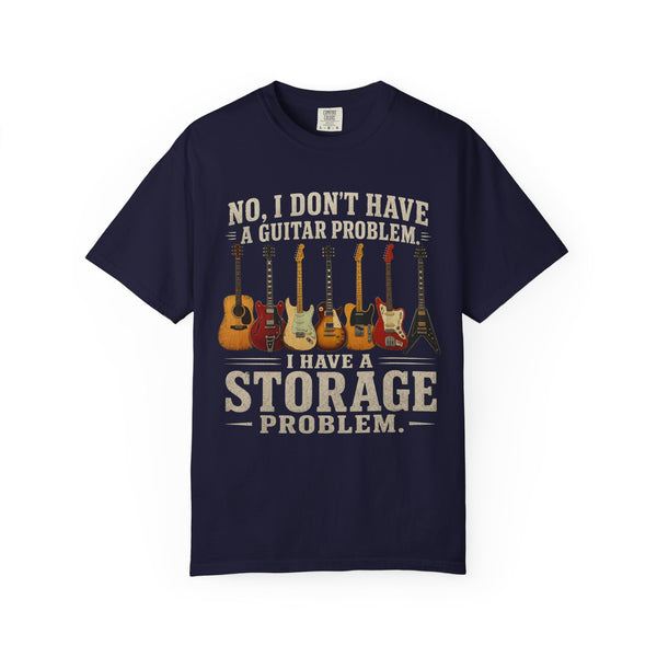 No I Don't Have A Guitar Problem Shirt | Funny Guitar Collector T-Shirt | Vintage Guitarist Gift Tee | Music Lover Shirt