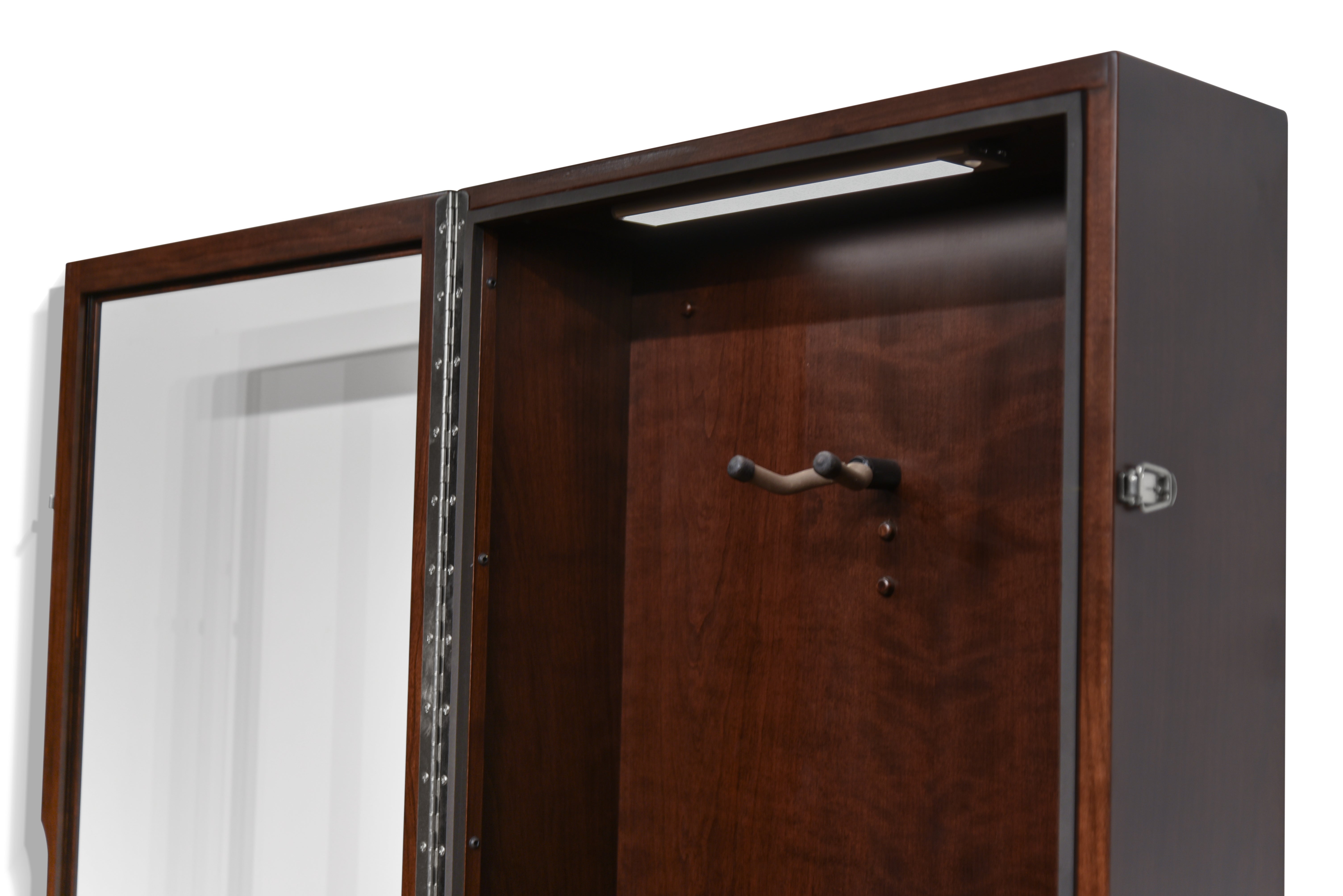 ClimaCase Rectangle Humidor - Cherry with Onyx Stain