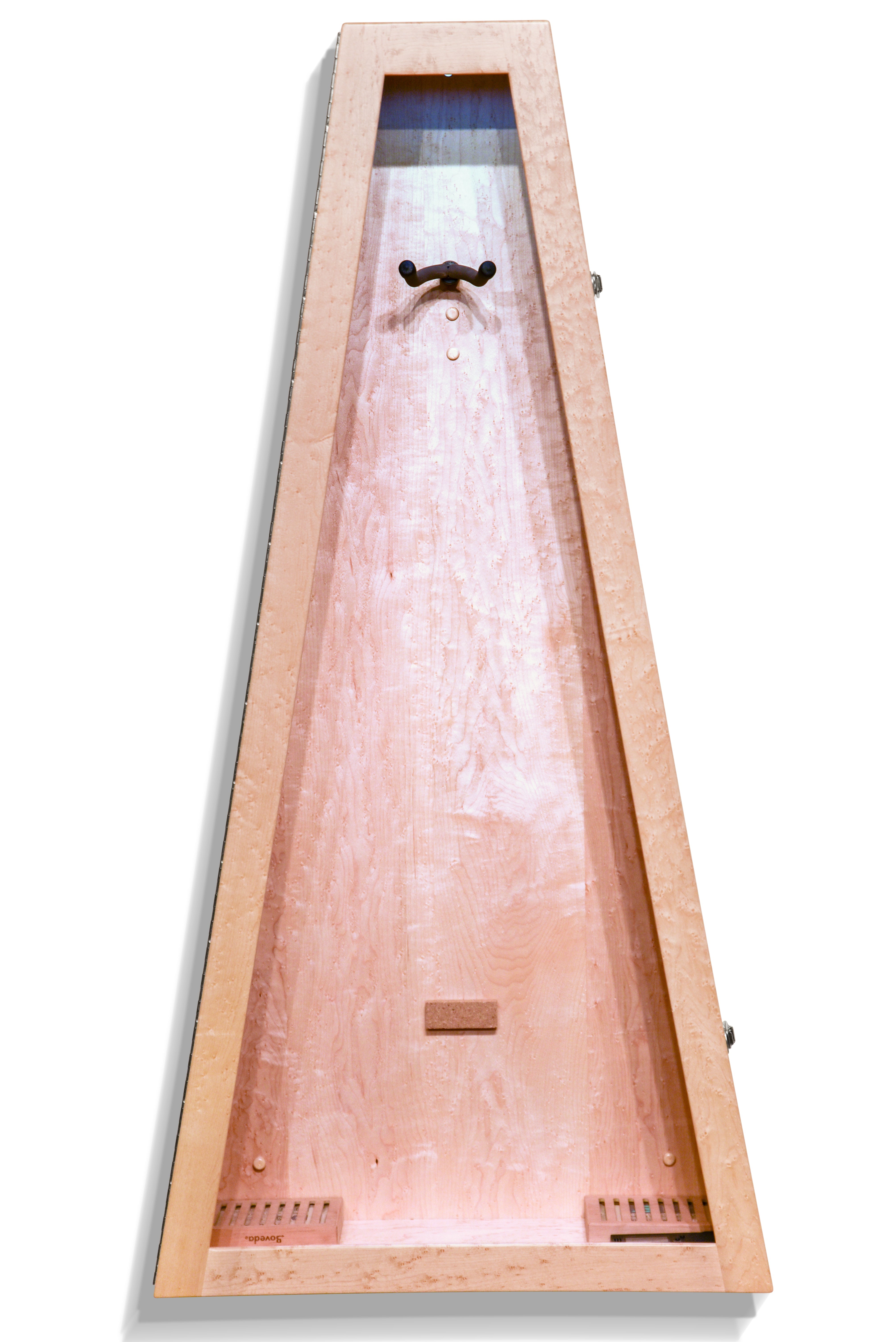 ClimaCase Triangle Humidor - Birdseye Maple