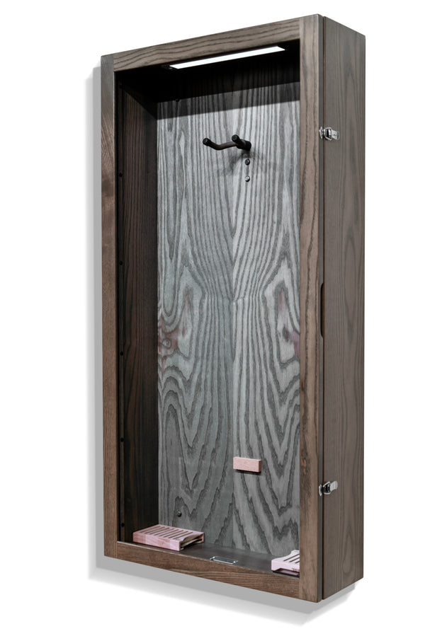 ClimaCase Rectangle Humidor - Northern White Ash with Antique Slate Stain