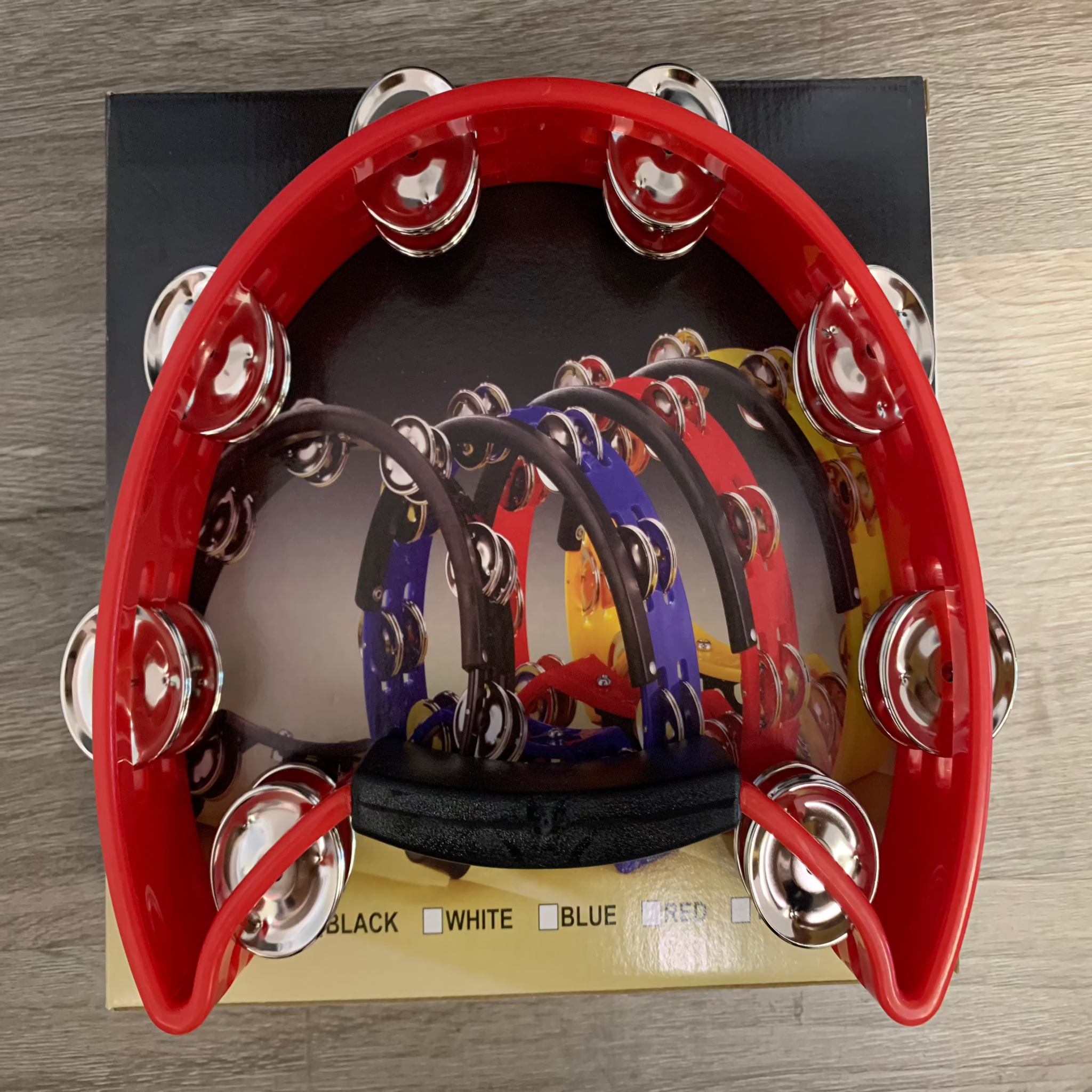 Tamborine, Red