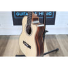 Kala KA-SSEBY-B-CE Solid Spruce Striped Ebony Baritone Acoustic-Electric Ukulele