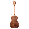 Kala KA-SA-B baritone ukulele, straight-on rear view with solid acacia back and slotted headstock