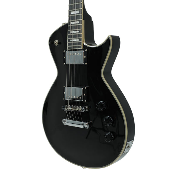 Tagima Mirach Black with Real Rosewood Fretboard Hardshell Case Included