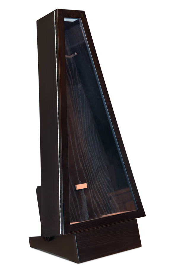 ClimaStand Triangle Humidor with Base - Northern White Ash with Piano Black