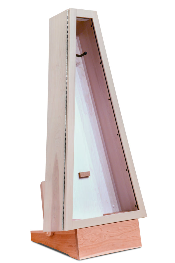 ClimaStand Triangle Humidor with Base - Birch with Campbell White Stain