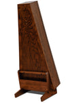 ClimaStand Triangle Humidor with Base - Northern White Ash with Rich Tobacco Stain