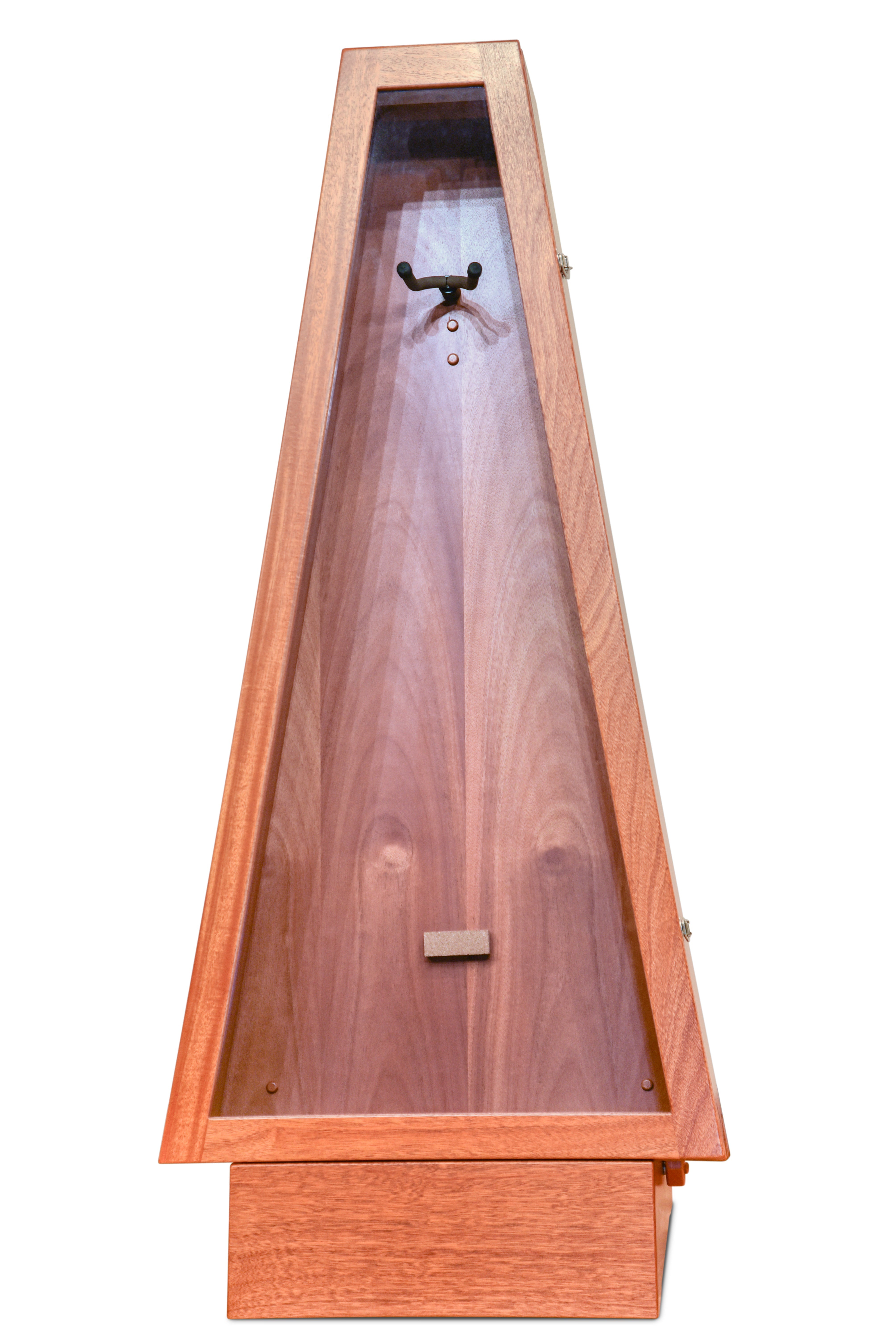 ClimaStand Triangle Humidor with Base - African Mahogany