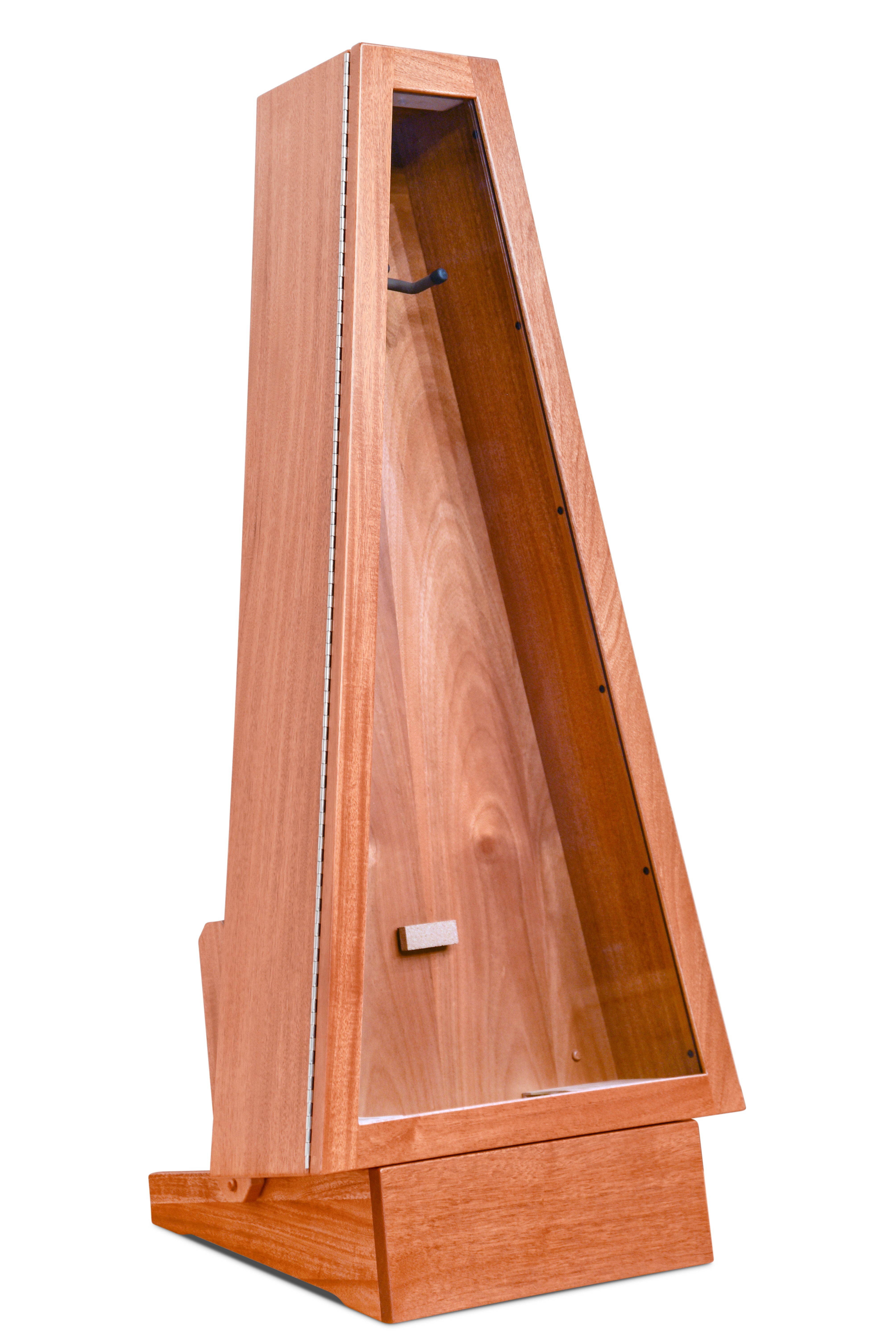 ClimaStand Triangle Humidor with Base - African Mahogany