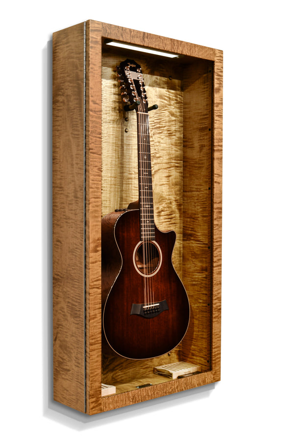 ClimaCase Rectangle Humidor - Flamed Maple with Provincial Stain