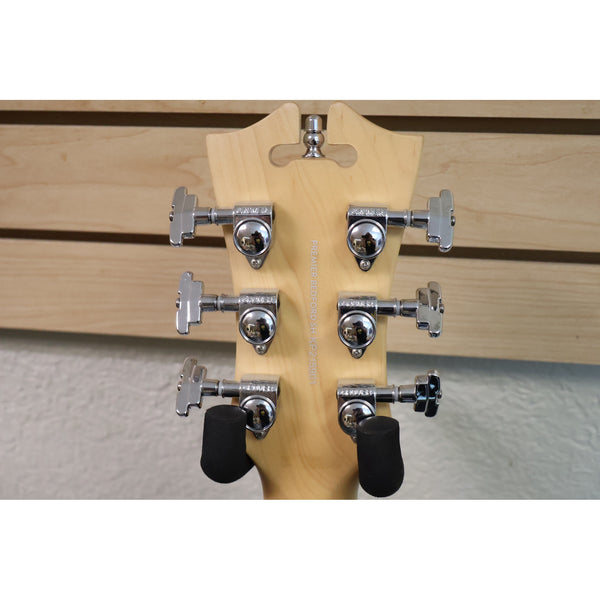 D'Angelico Premier Bedford SH headstock back with Grover Super Rotomatic tuners