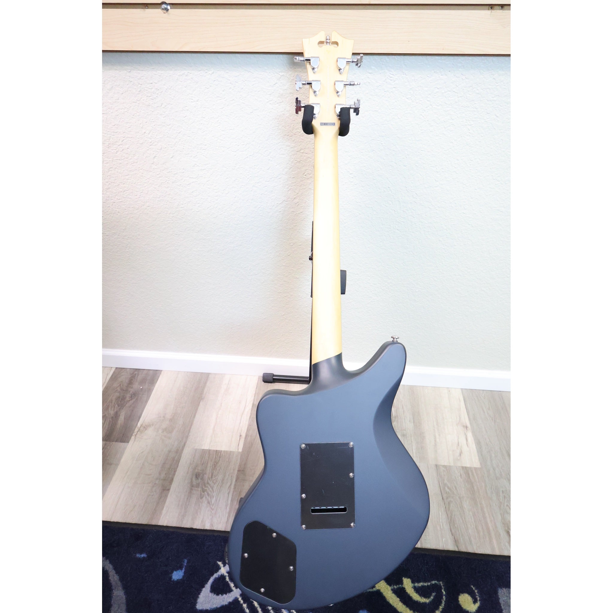 D'Angelico Premier Bob Weir Bedford Matte Stone, full back view