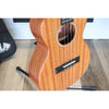 Side view of a Kala KA-WF-AMHG-T All Solid Mahogany Waterfall Tenor Ukulele at ECGMusic.