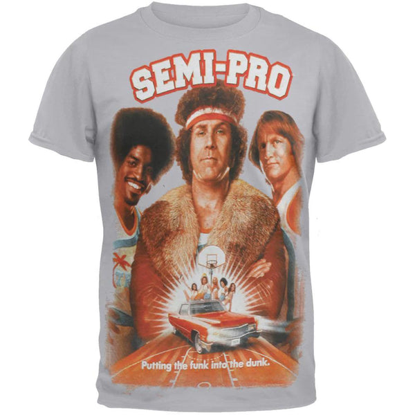 Semi-Pro Movie Promo Tee - Will Ferrell, Woody, Andre 3000 M