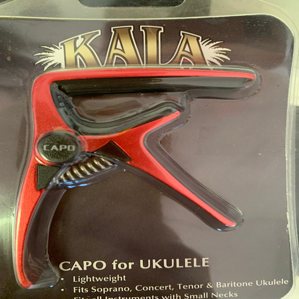 Kala K-Capo-RD RED Ukulele Capo