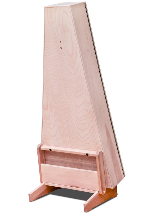 ClimaStand Triangle Humidor with Base - Birch with Campbell White Stain