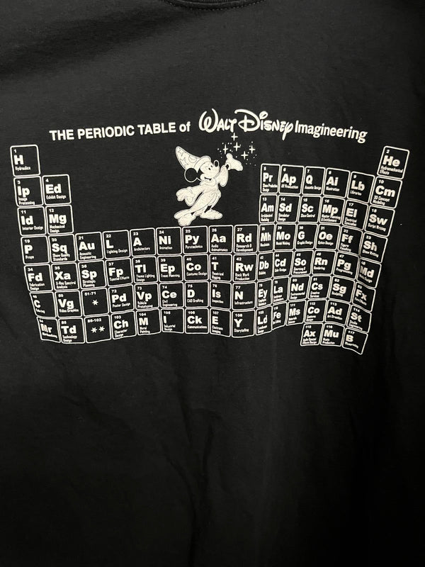 Periodic Table Walt Disney Imagineering Exclusive Shirt - L