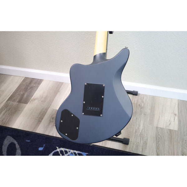 D'Angelico Premier Bob Weir Bedford Matte Stone back of body with tremolo cover