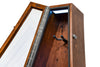 ClimaStand Triangle Humidor with Base - 300 Year Old Reclaimed Wood with Boston Stain