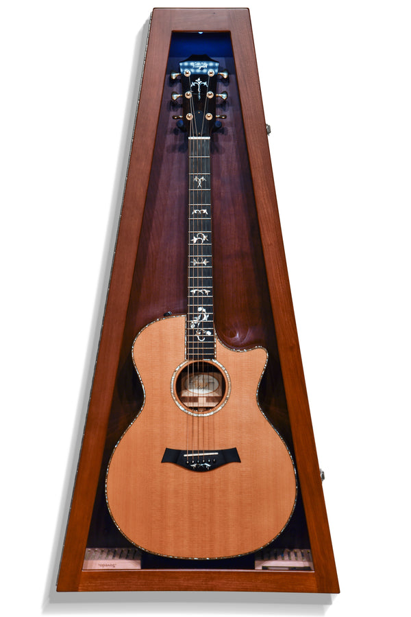 ClimaCase Triangle Humidor - Cherry with Acres Stain