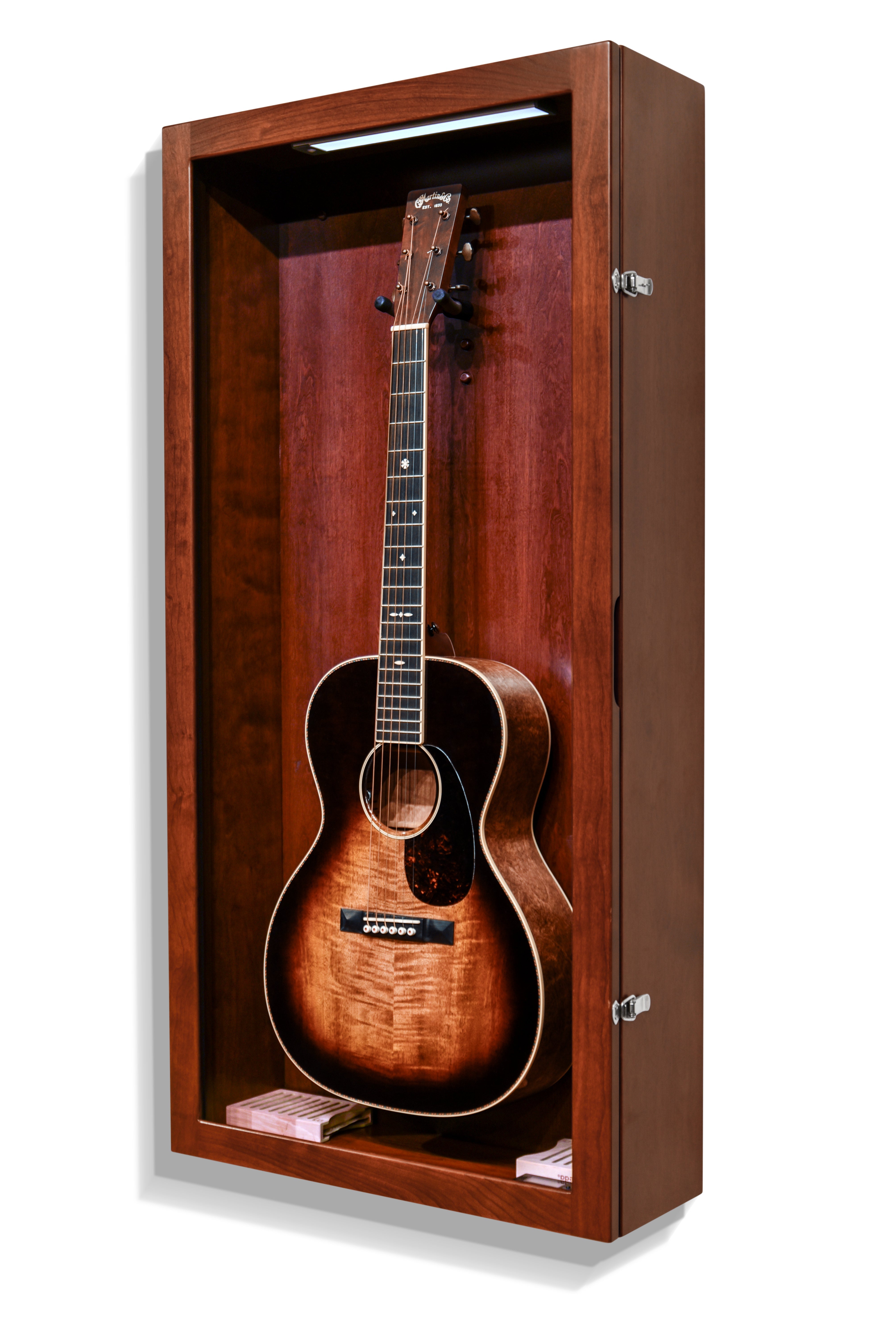 ClimaCase Rectangle Humidor - Cherry with Acres Stain