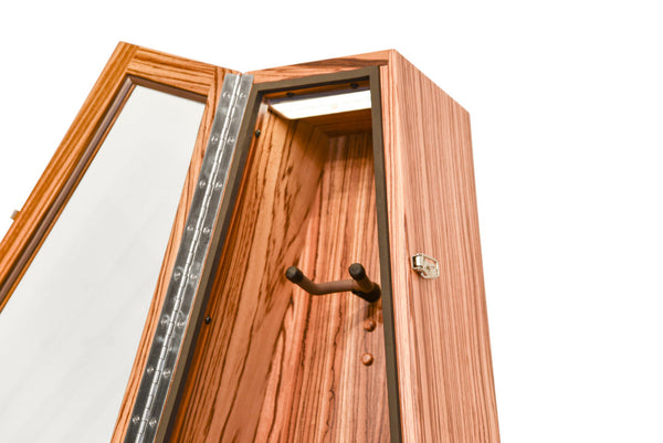 ClimaStand Triangle Humidor with Base - Zebrawood