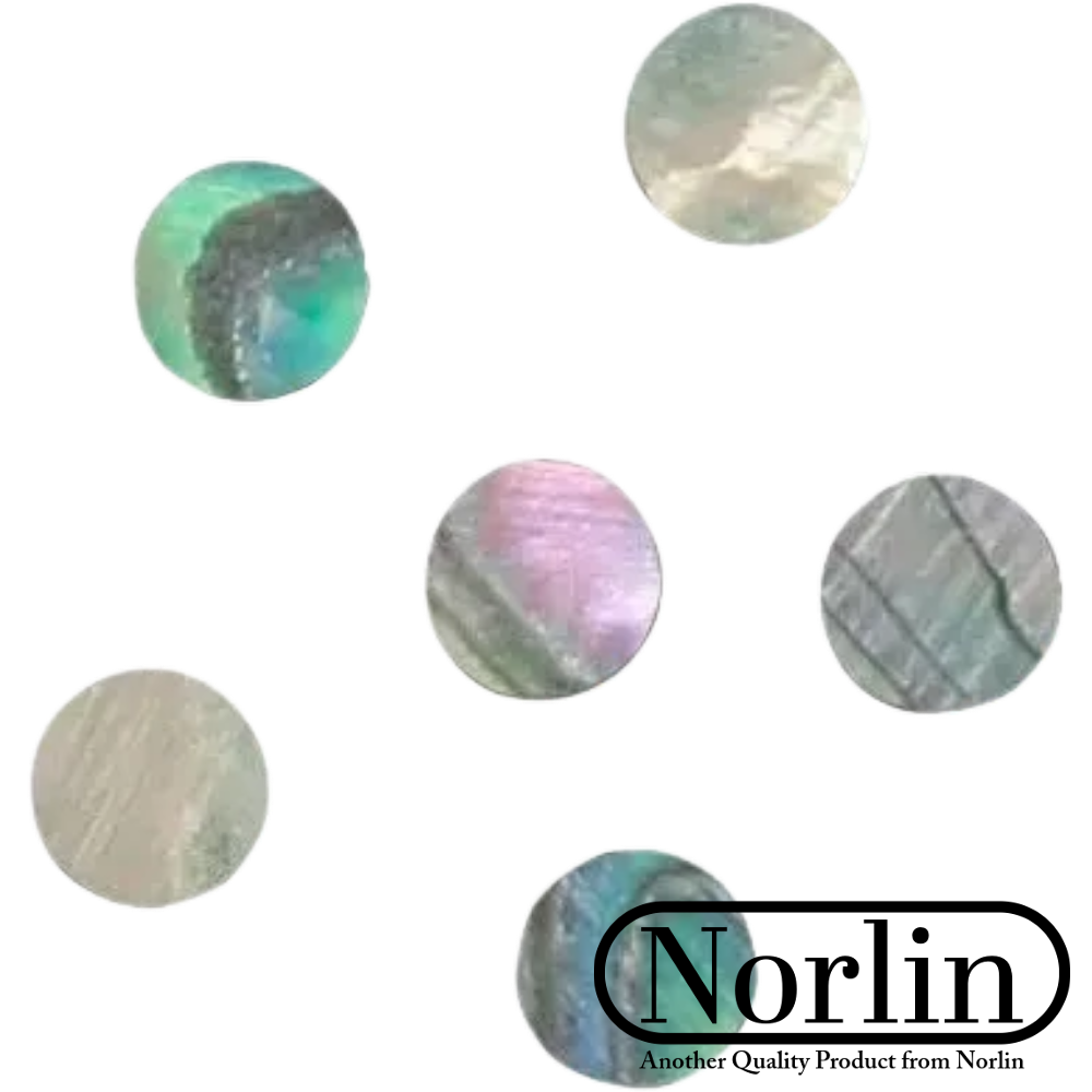 Abalone Side Position Dots & Inlays for Guitar (10-Pack)