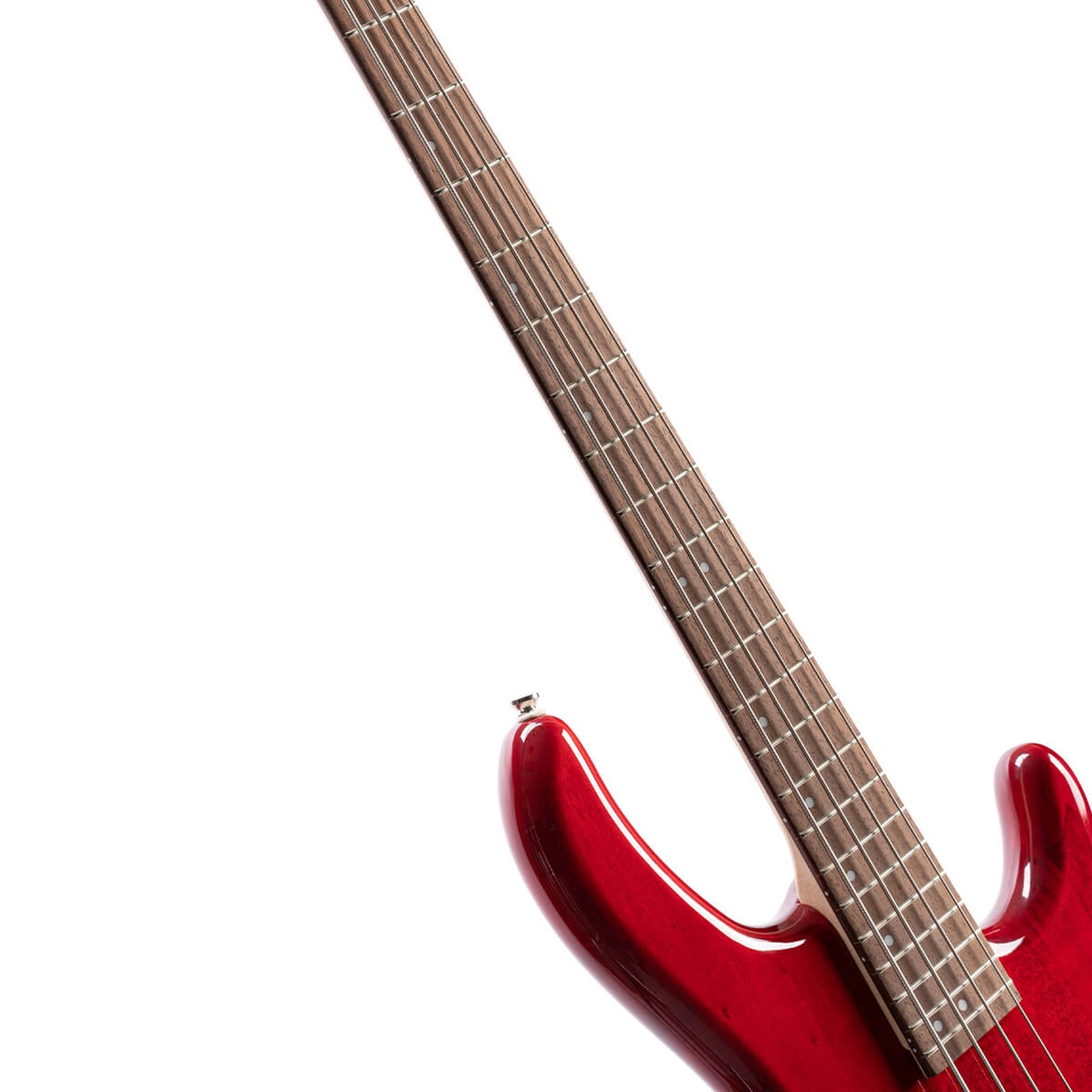 Cort Action Bass Plus 4-string active bass in Trans Red, photo 4