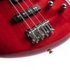 Cort Action Bass Plus 4-string active bass in Trans Red, photo 5