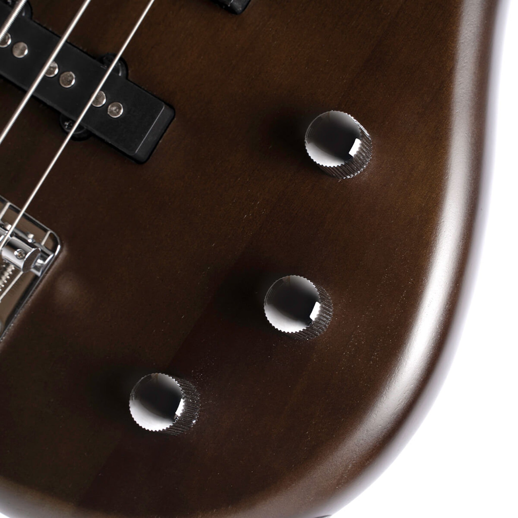 Cort Action PJ 4-string bass in Open Pore Walnut, photo 7