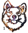 Akita Dog Metal Art