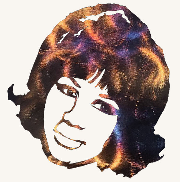 Aretha Franklin Metal Art Sculpture