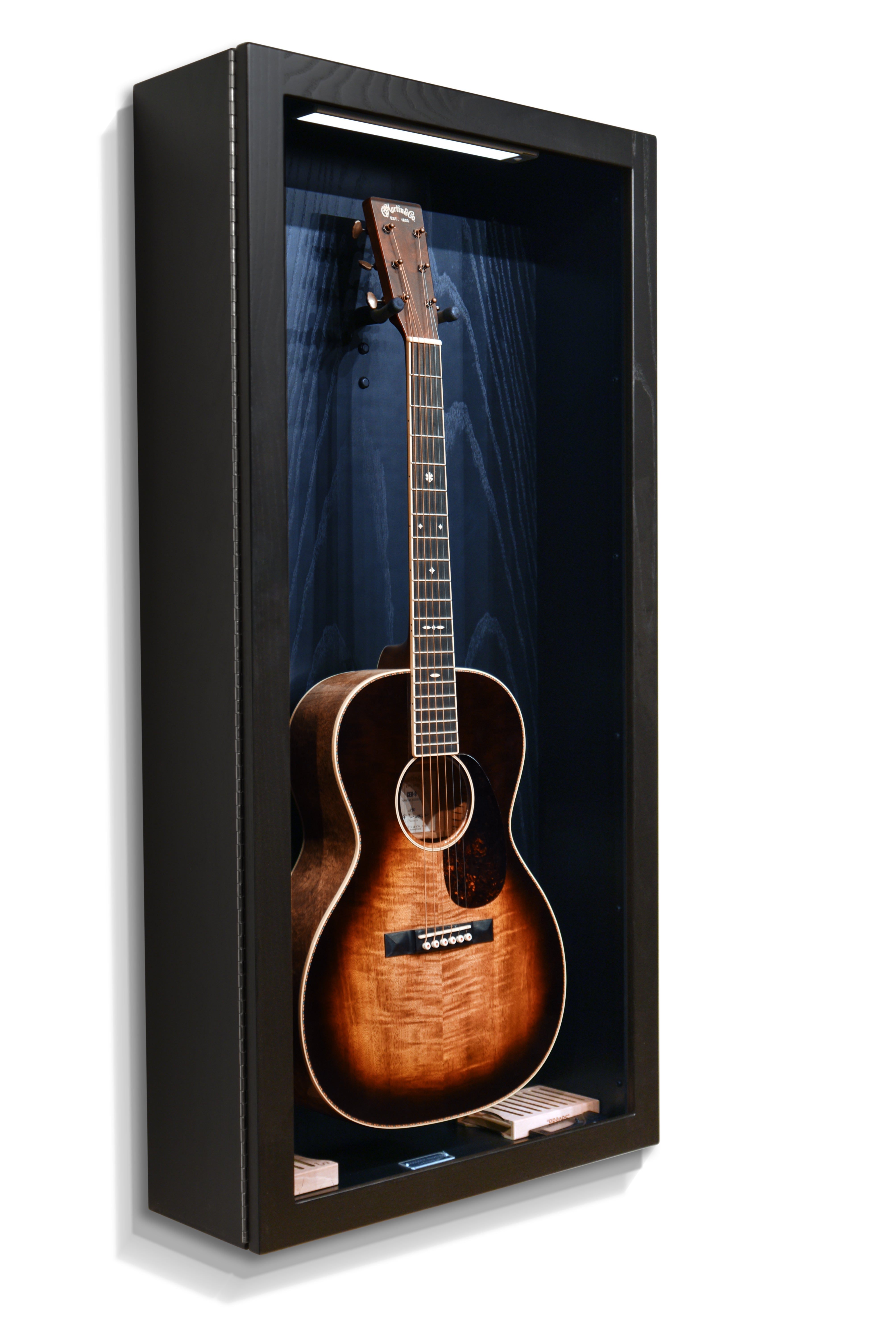 ClimaCase Rectangle Humidor - Northern White Ash with Piano Black