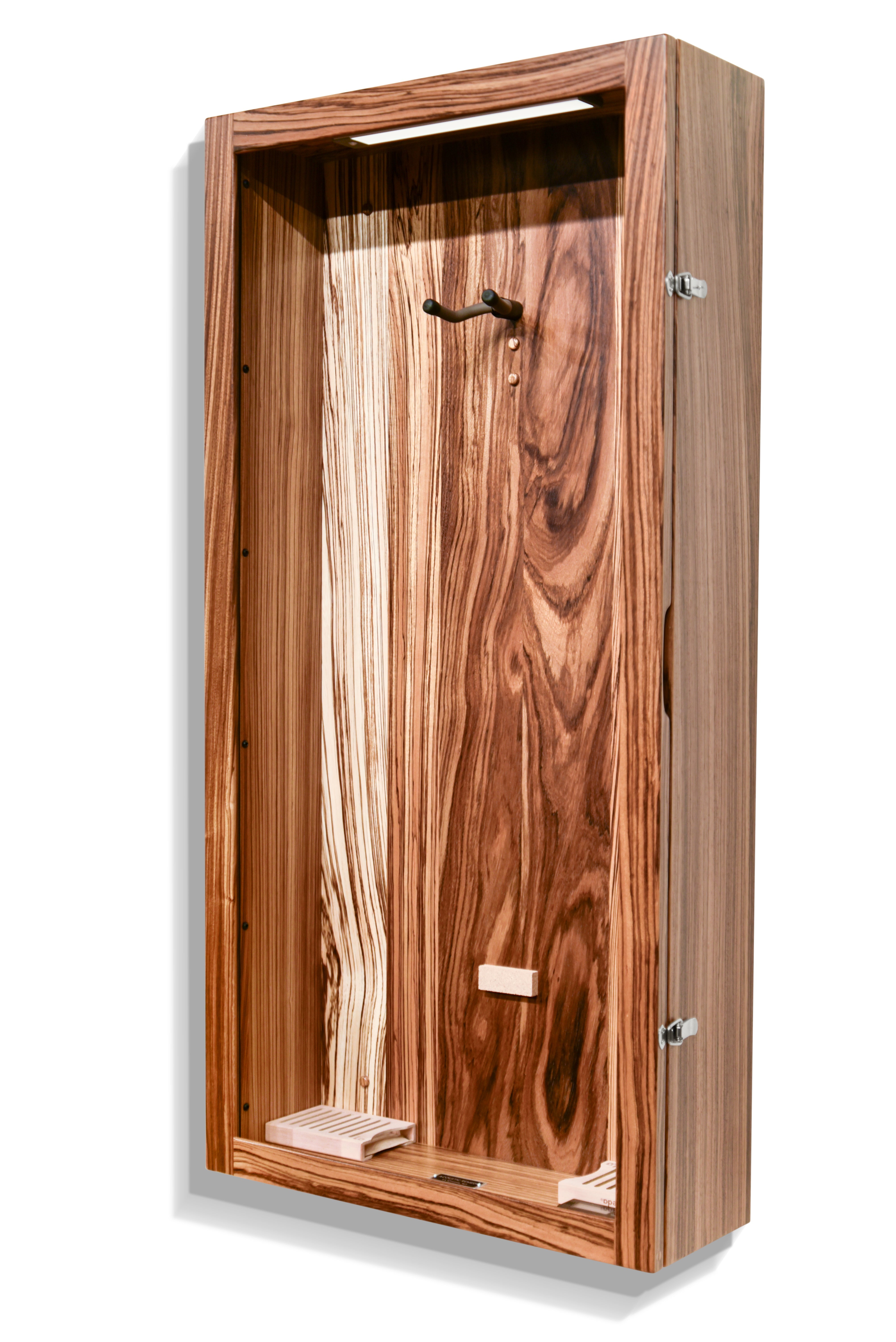 ClimaCase Rectangle Humidor - Zebrawood