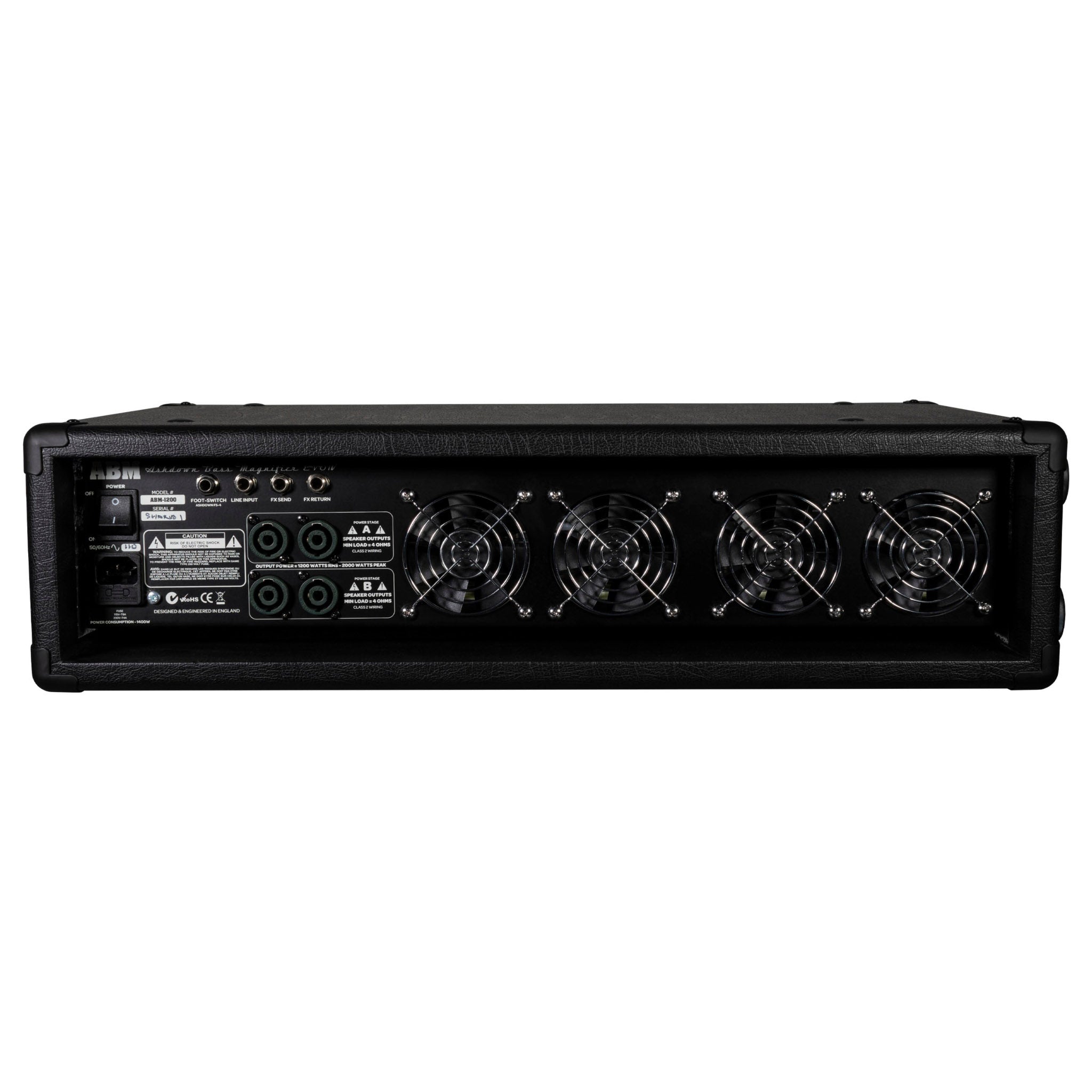Ashdown SO-1200 Shavo Odadjian Signature 1200W Bass Head – Dual 600W – UK Made
