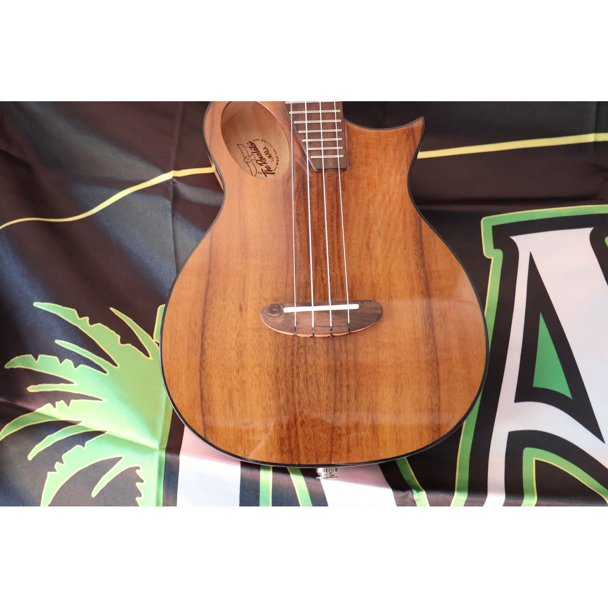 Kala Revelator Night Owl Acacia Tenor Ukulele w/ Bag
