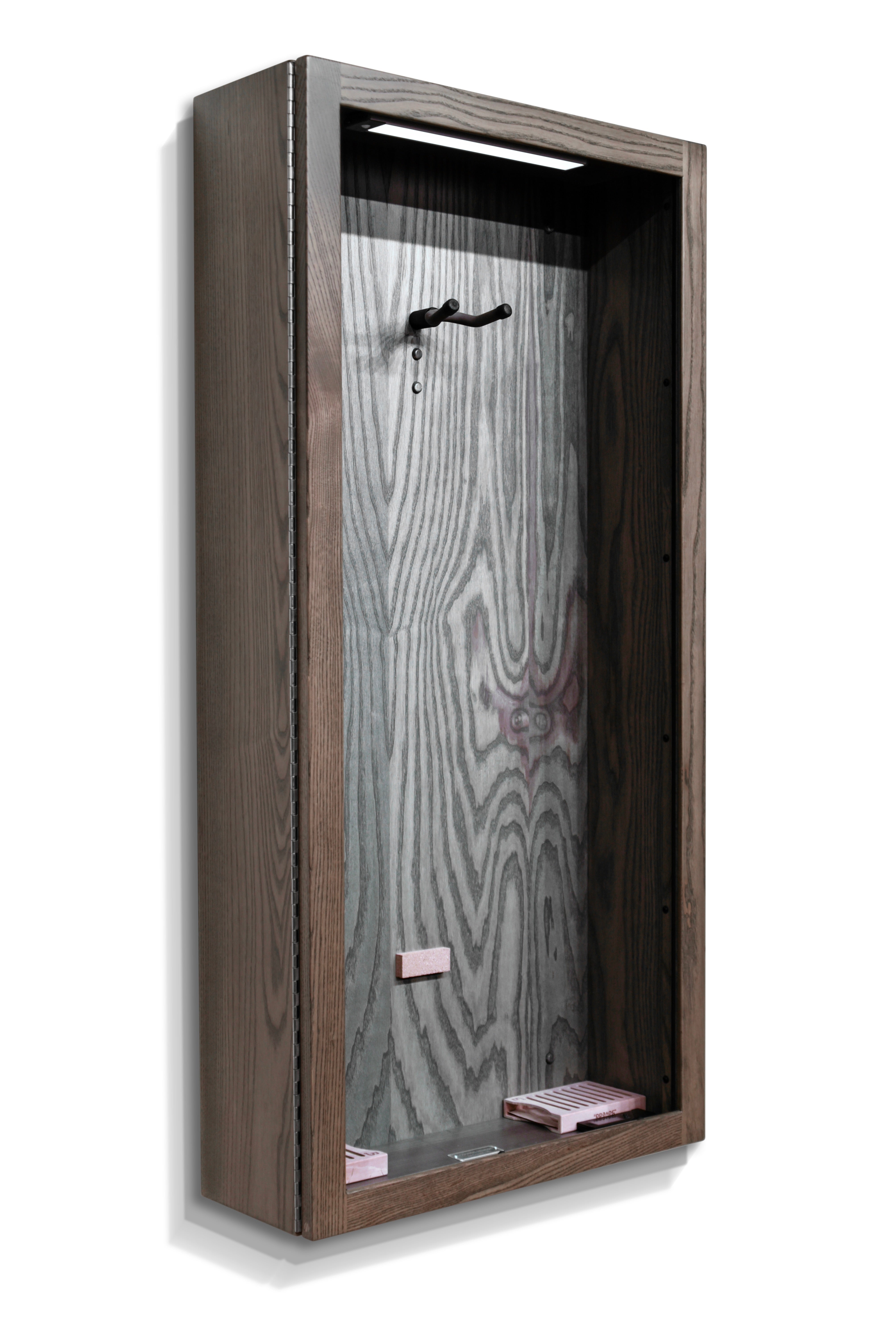 ClimaCase Rectangle Humidor - Northern White Ash with Antique Slate Stain