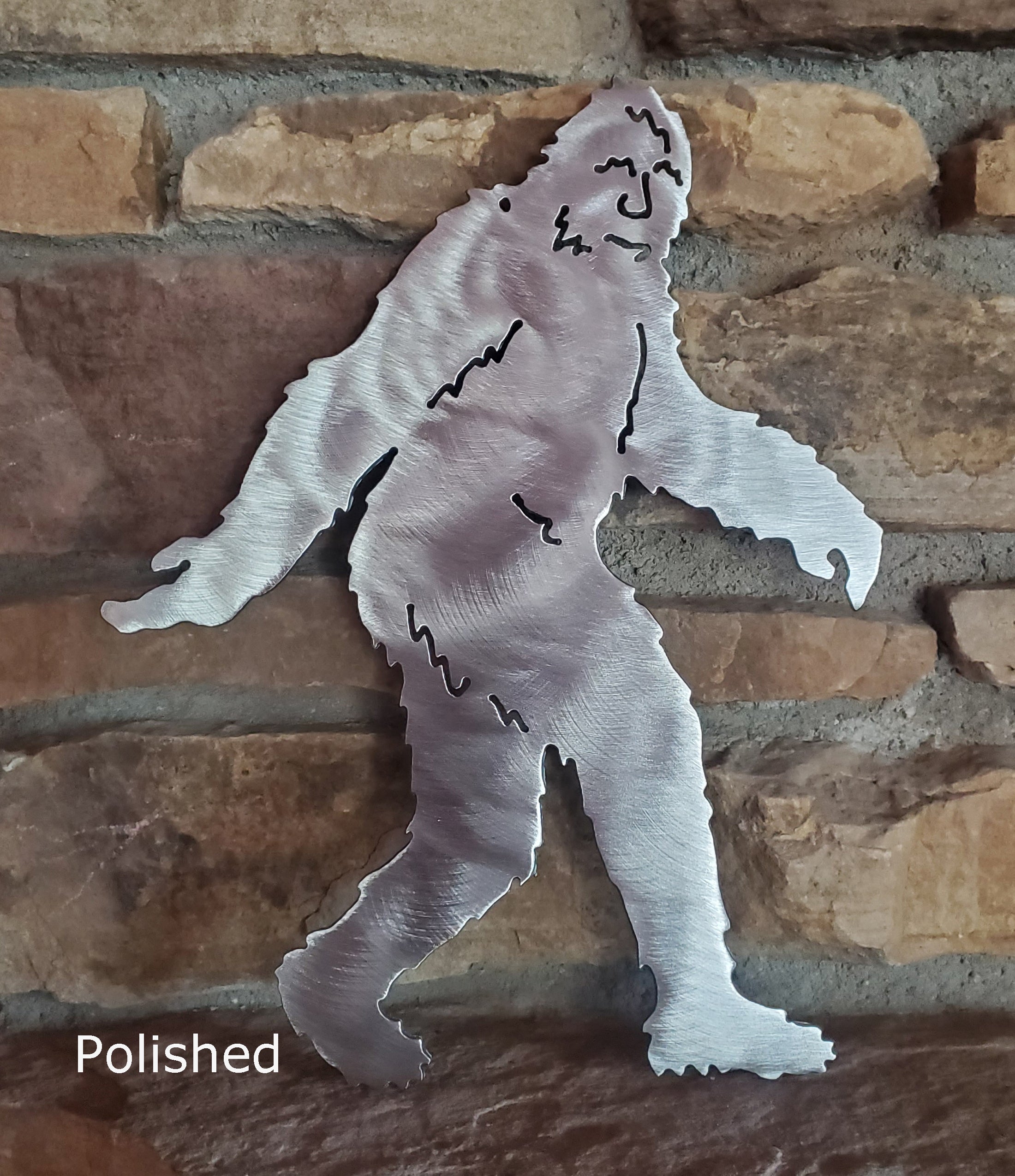 Bigfoot / Sasquatch / Yeti Metal Art