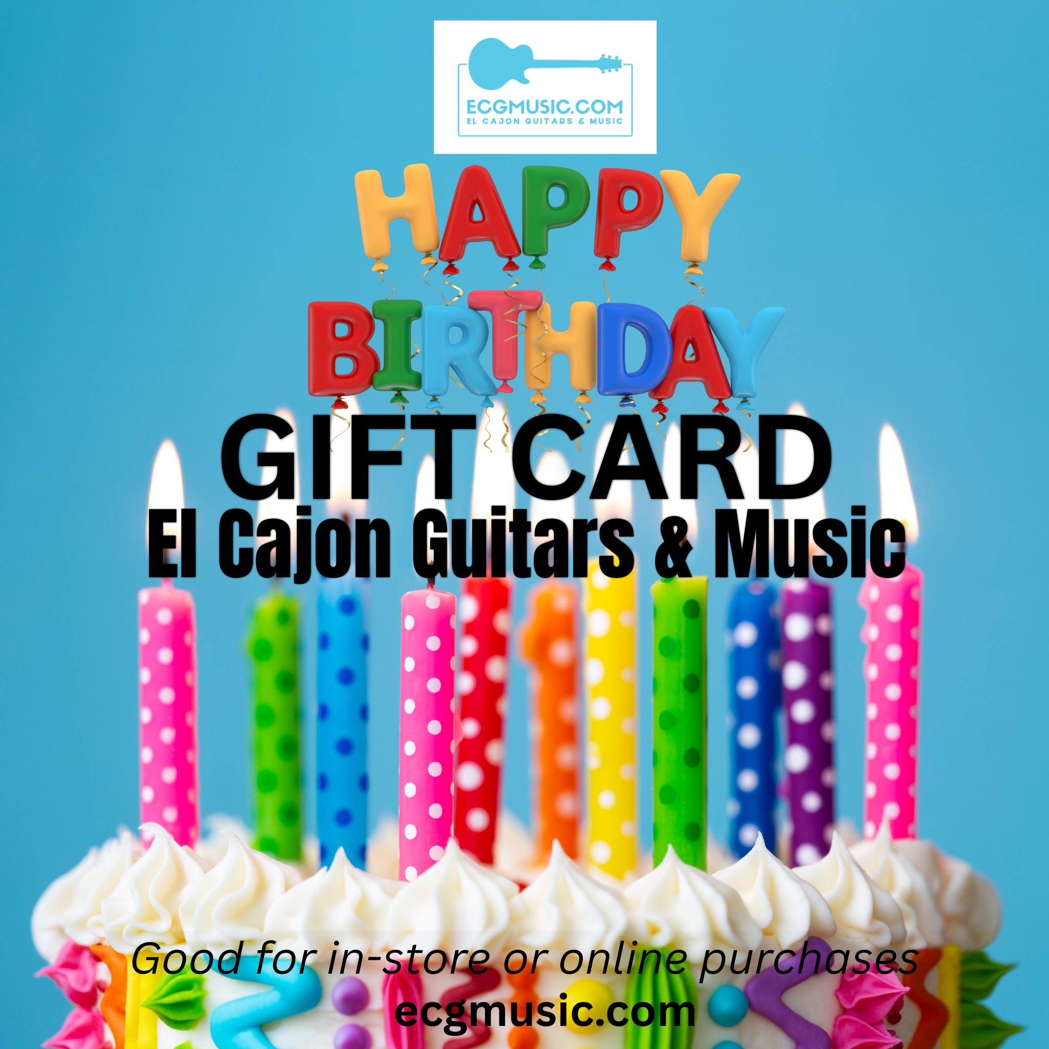 ECGMusic Gift Cards
