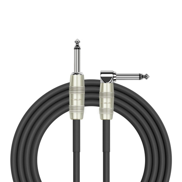 Kirlin IP-202 PR-15/BK 15' Instrument Cable – Straight to Right-Angle