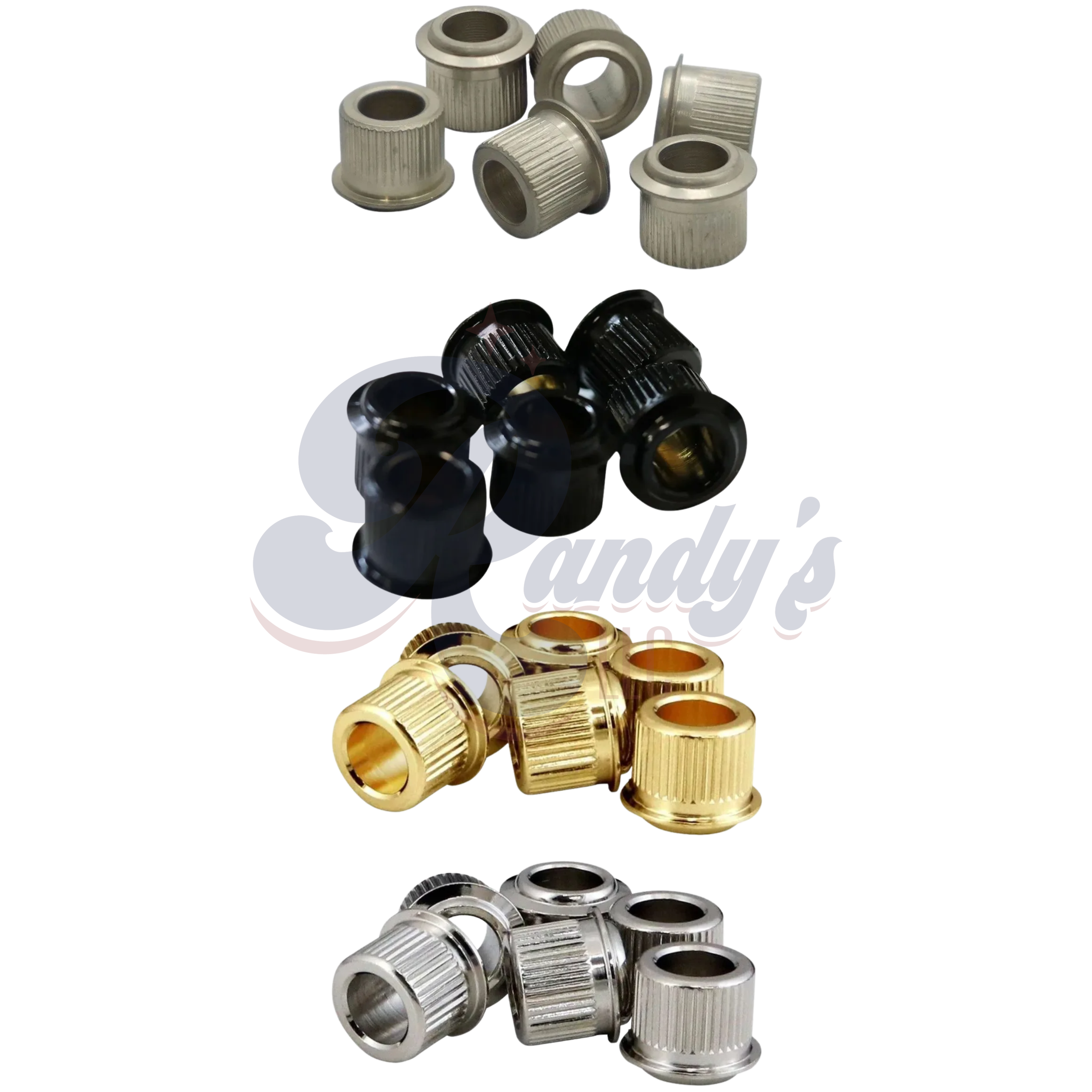 Gotoh Tuner Conversion Bushings - Round (6-Pack) - Fits Gibson®