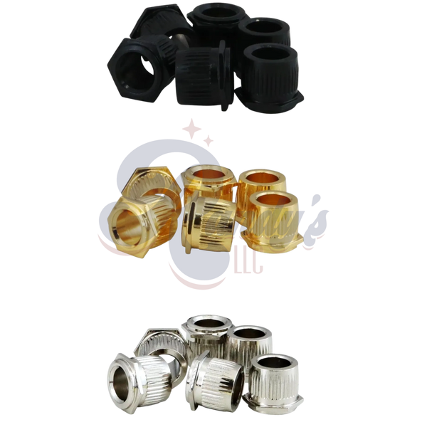 Gotoh Tuner Conversion Bushings - Hex (6-Pack) - Fits Gibson®