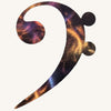 Bass Clef Metal Art
