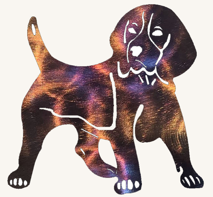 Beagle Metal Art 10”