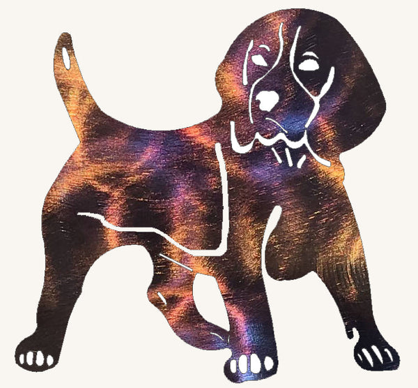 Beagle Metal Art 10”