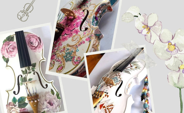 Rose White 1/4 Violin Outfit SUPER SAVINGS