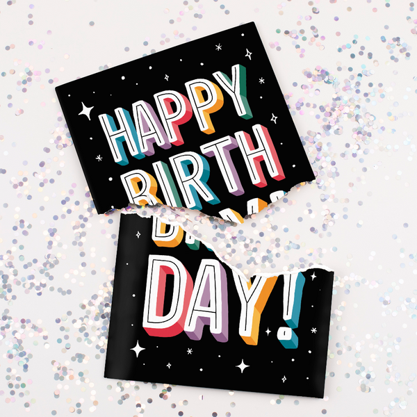 Endless Birthday Recordable Card with Glitter